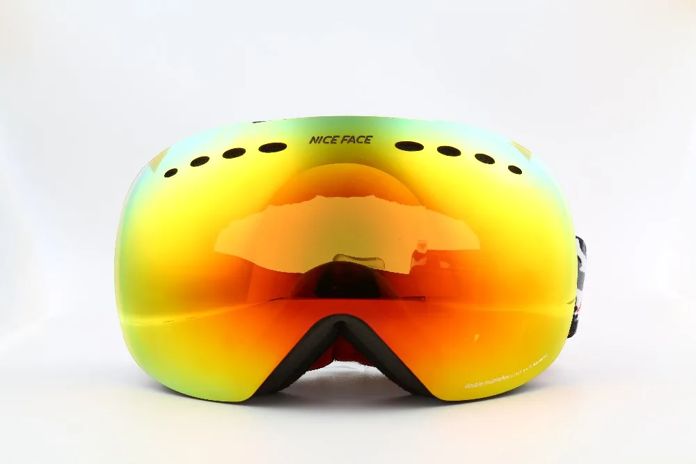 esqui camadas duplas uv400 anti-nevoeiro adulto snowboard