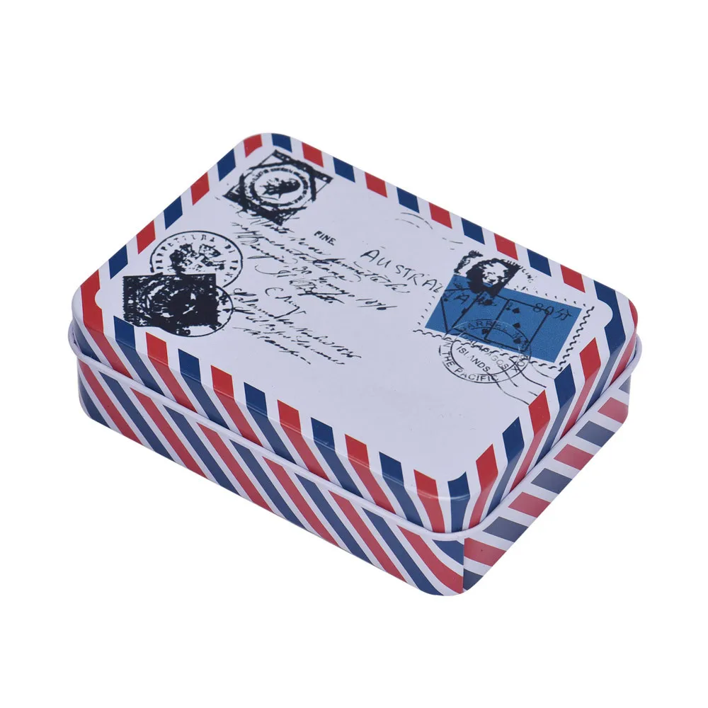Горячая красочная маленькая жестяная коробка закупориваемая банка коробки упаковки ювелирных изделий коробка конфет маленькие коробочки для хранения банок серьги в виде монет наушники F100