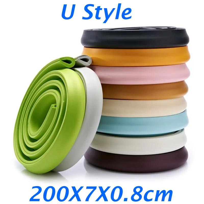 1pc Baby Bumper Strip Baby Safety Corner Protector Glass Table Edge