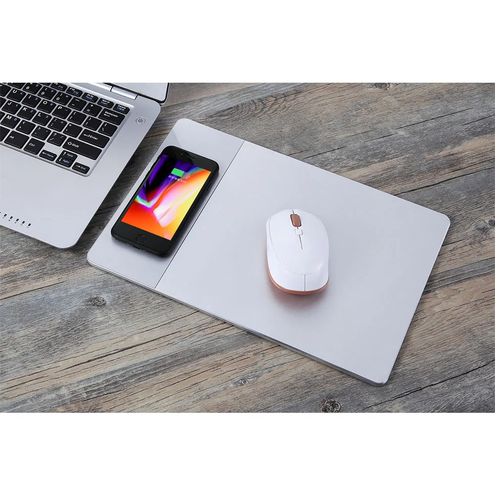 

Sago P91 Wireless Charger Computer Mouse Pad Wireless Charger Receiver for iPhone X 8 Plus Samsung Galaxy Note 8 S8 S7 S6 Phone