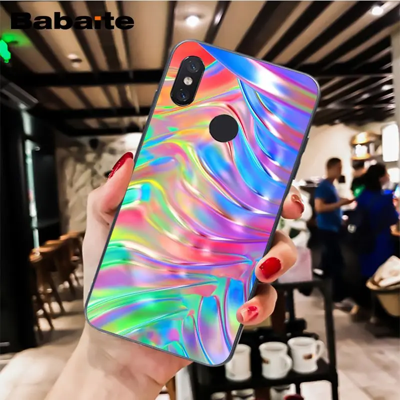 Babaite rainbow iridescent holographic Phone Case Cover for Xiaomi MiA1 A2 lite F1 Redmi8 4X 5Plus S2 Note7 8Pro 5A 6A - Цвет: A13