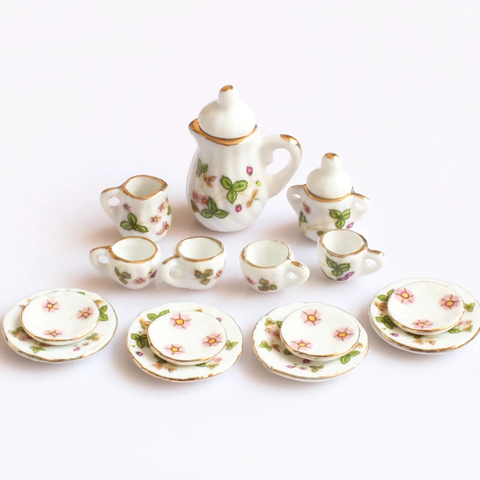 ceramic tea set toy