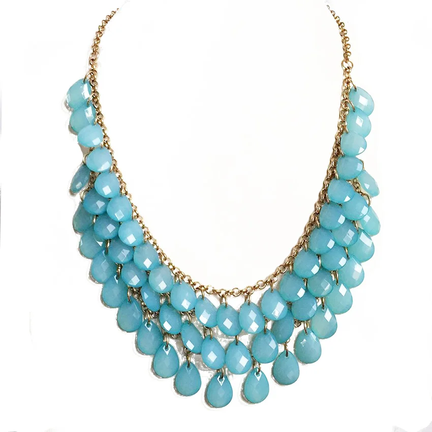 

New Design Beaded Fashion Charm Sweet Holiday Party Necklace