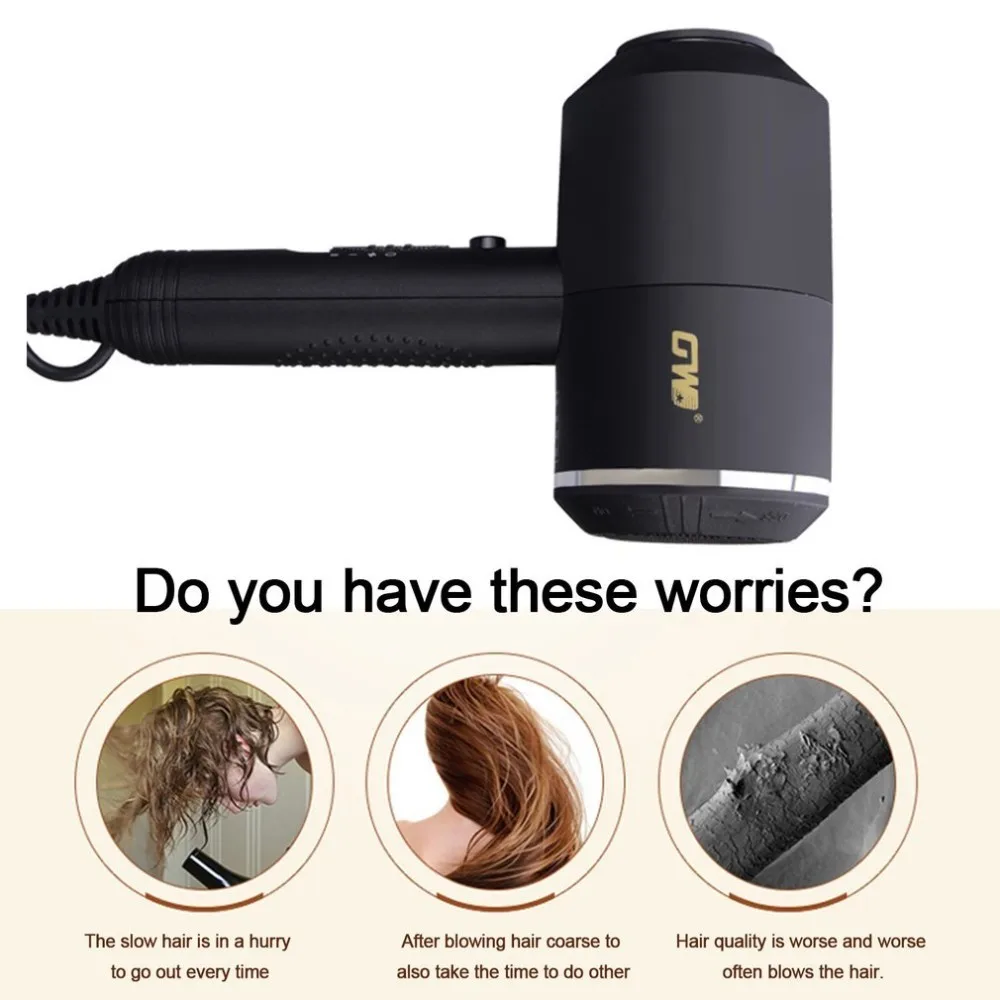 

GW-9800 3000W Professional Moisturizing Hair Blow Dryer Large Power Hair Repairing Air Blower Constant Temperature Blower