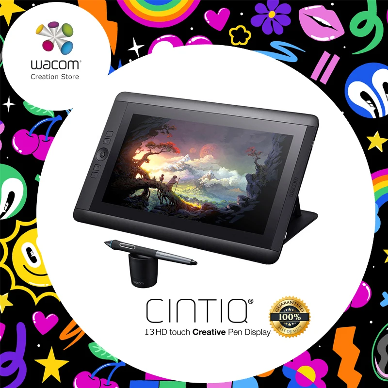 

Wacom Cintiq 13HD DTK-1301 Graphic Tablet Monitor Creative Pen Display 2048 Pressure ( DHL / EMS / UPS / Fedex Free Shipping )