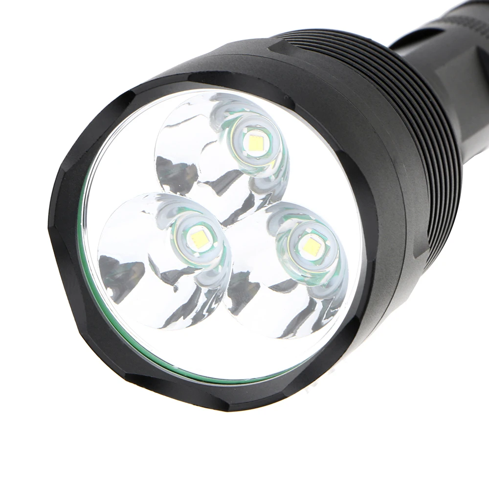Мощная светодиодная вспышка Sofirn C15 18650 3 * Cree XML T6 Военная Тактическая для