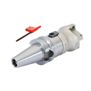 

1set BT30 FMB22 45L 60L toolholder collet +BAP300R 63-22 -6T right angel cutter for CNC mill for CNC machine face endmill