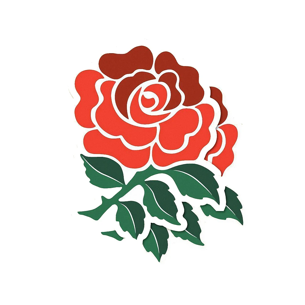 

England Rugby Rose Sticker Computer Vinyl Accessories Decorative Decal Auto Accessories