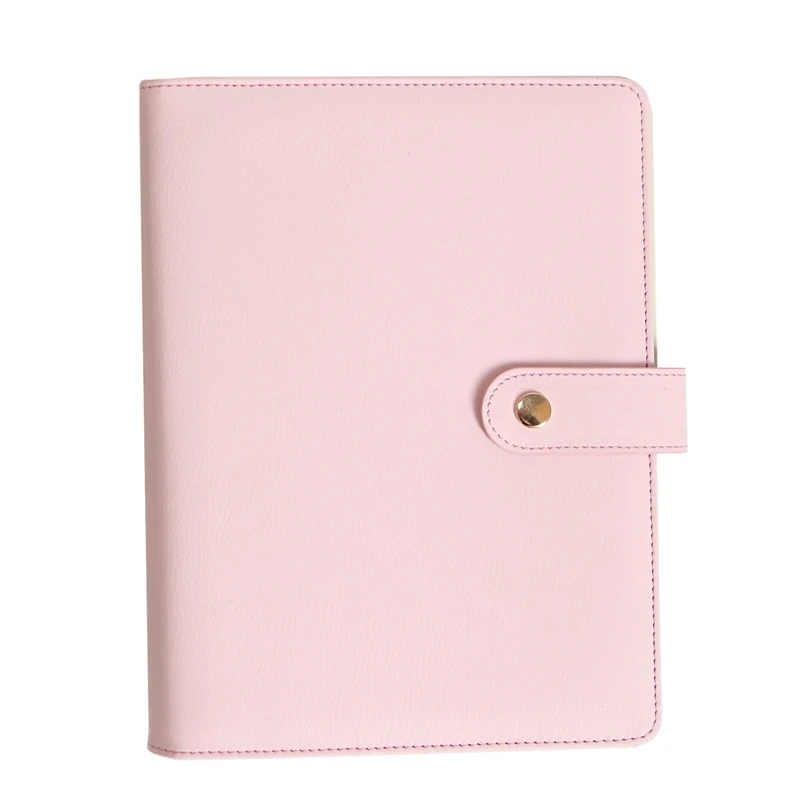 

Cute Macaron Leather Hardcover Office School Spiral Notebooks Stationery Supplies,Candy Personal Binder Agenda Organizer