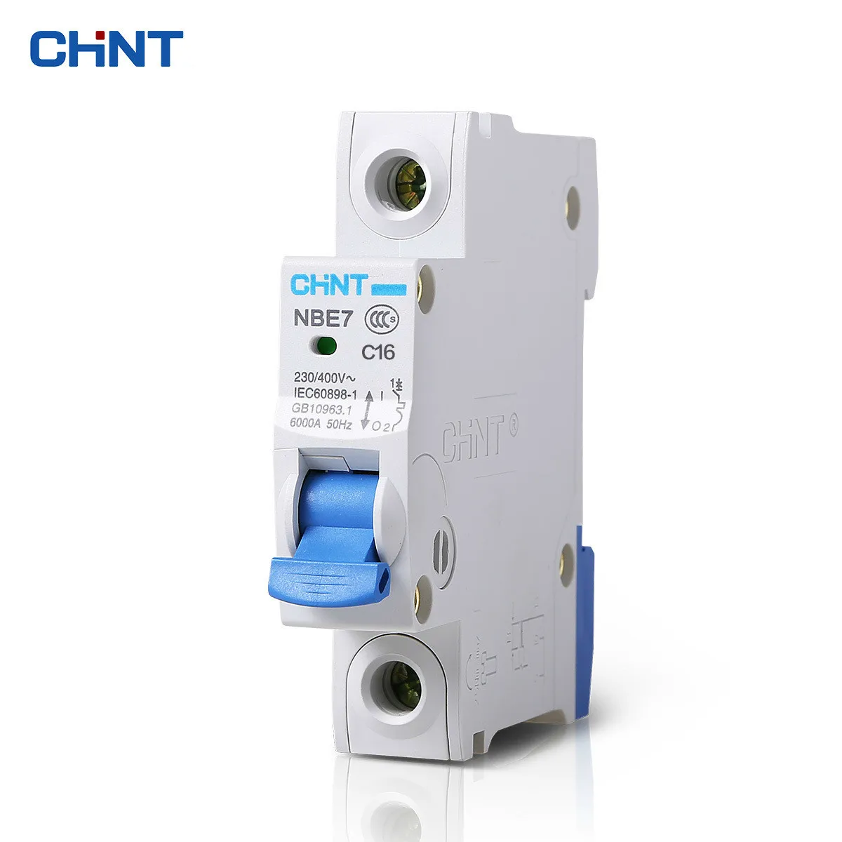 

CHNT Miniature circuit breaker household type C air switch moulded case circuit breaker 1P 16A