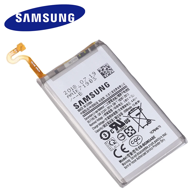 EB-BG965ABE сменный аккумулятор для samsung GALAXY S9 Plus G9650 S9+ G965F EB-BG965ABE аккумулятор 3500 мАч