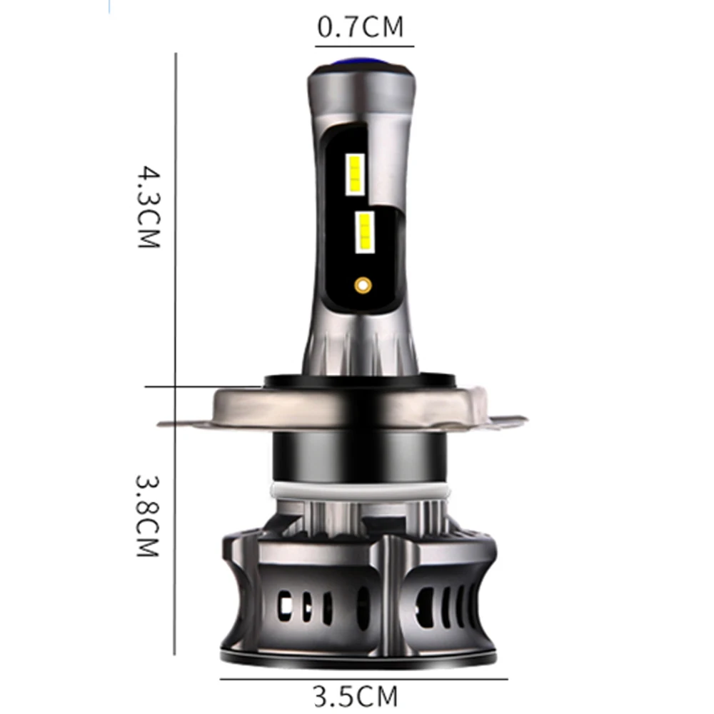 DIC CSP светодиодный H7 18000LM с 8000K с голубыми глазами H4 H1 H11 9005 9006 HB4 9012 фар автомобильные лампы 6000K Дневной свет Противотуманные фары Дневные Фары Свет