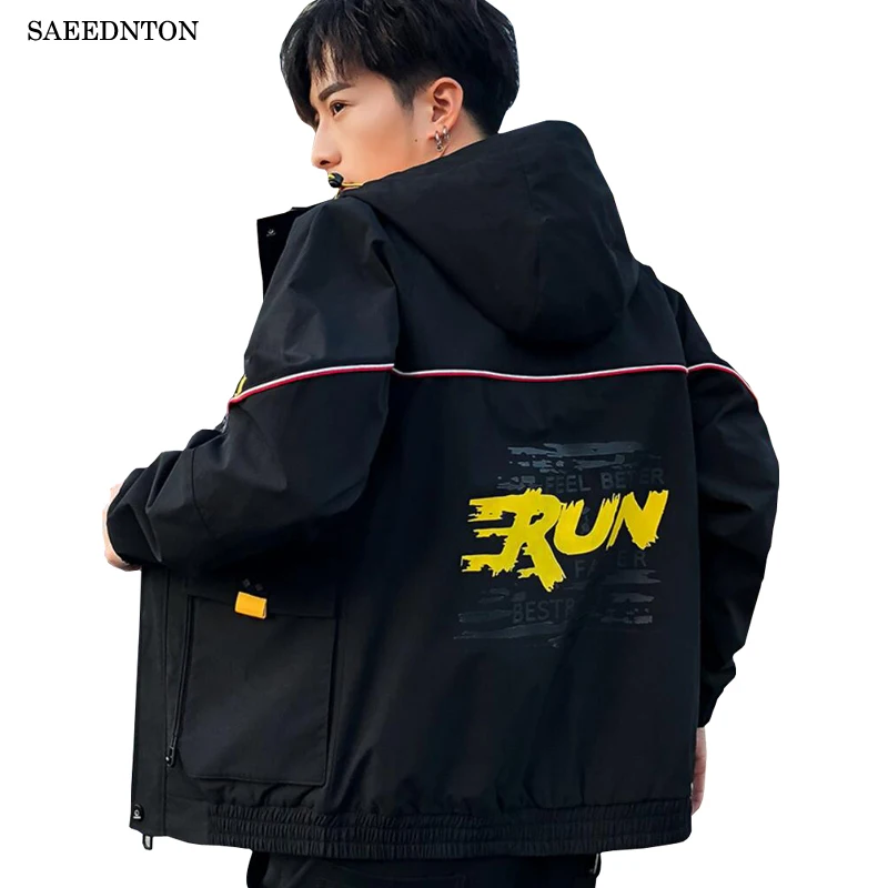 Jacket Men Windbreaker 2019 Spring Autumn Fashion Hip Hop Jacket Men's Hooded Casual Jackets Male Coat Thin Men Streetwear Coat Jacket Men Windbreaker 2019 Spring Autumn Fashion Hip Hop Jacket Men's Hooded Casual Jackets Male Coat Thin Men Streetwear Coat