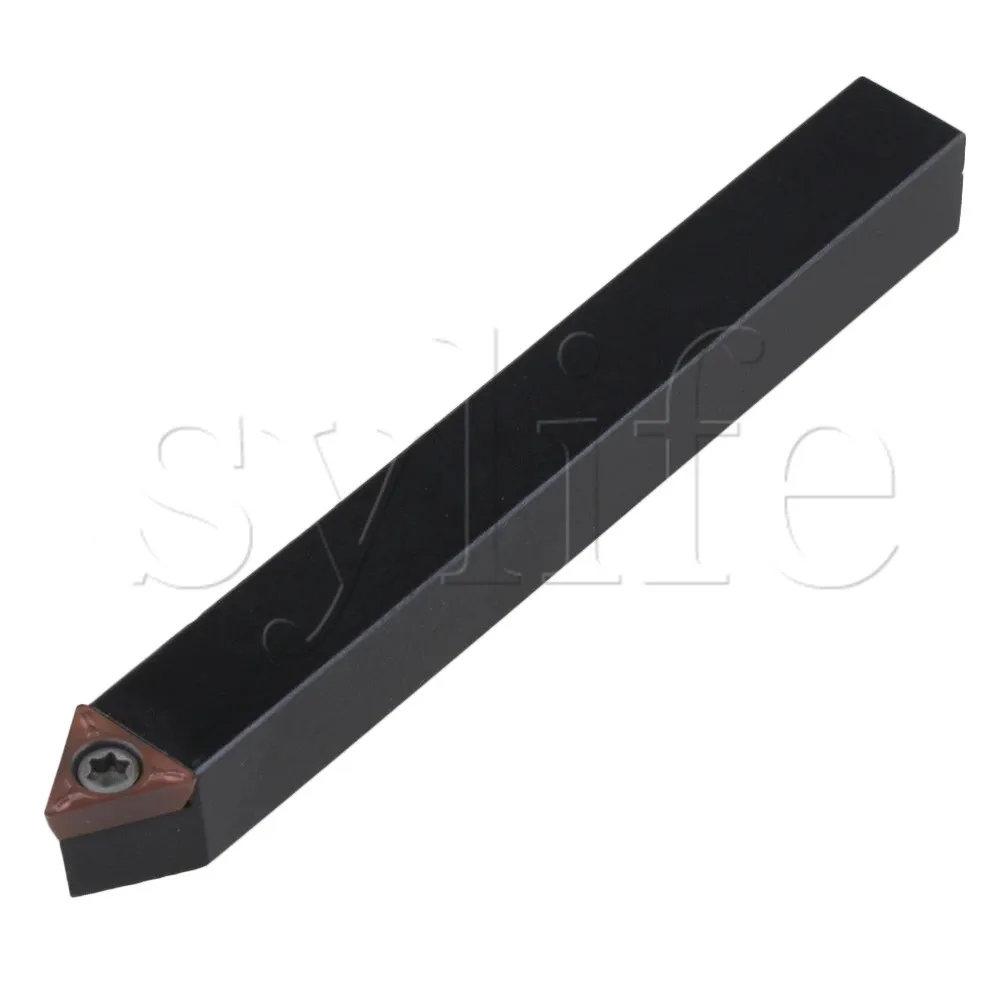 

60 Degree Black 10x10mm Steel Lathe Tool Holder for Cylindrical Turning