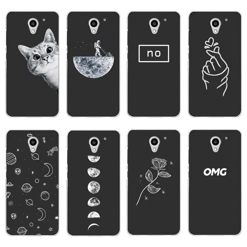 

Soft Silicone For ZTE Blade A510 Case Cover Painting For ZTE Blade A 510 Pattern Matte Phone Cases Flower Dog Cat Funda