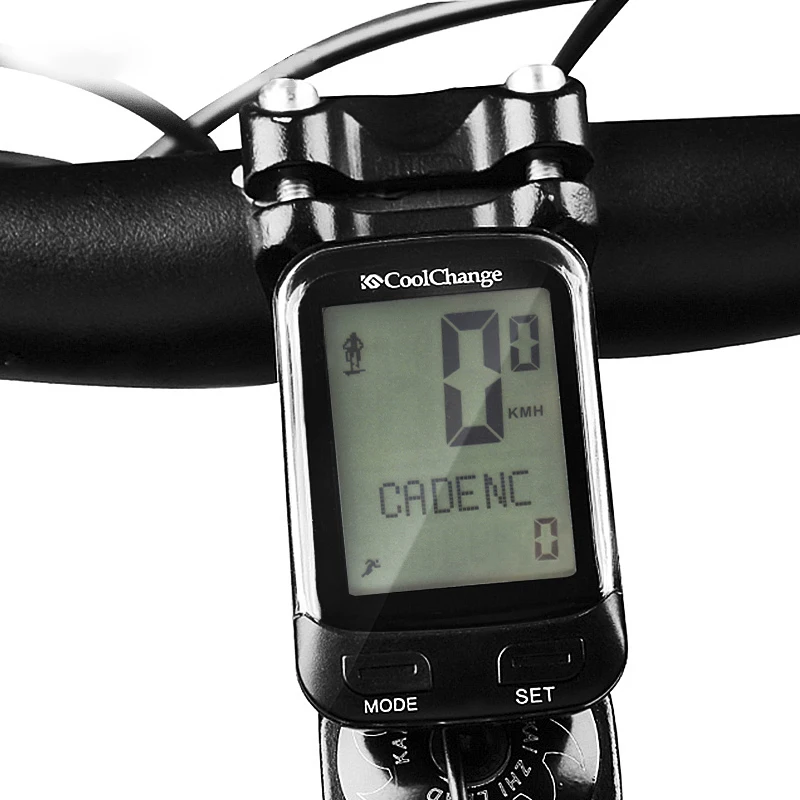 

Bike Wireless Cadence Computer Bicycle Odometer 24 Multifunction Rainproof Cycling Speedometer Stopwatch Backlight
