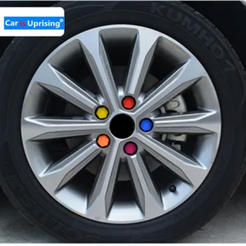 

Car Styling Wheel Nuts Covers Protective Bolt Caps Hub Screw Protector Auto Decoration for alfa romeo Stelvio Giulia Accessories