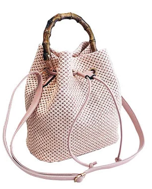 

Small Bag Summer 2019 New Fashion Hand-held Straw Packing Single Shoulder Slant Bag Bucket