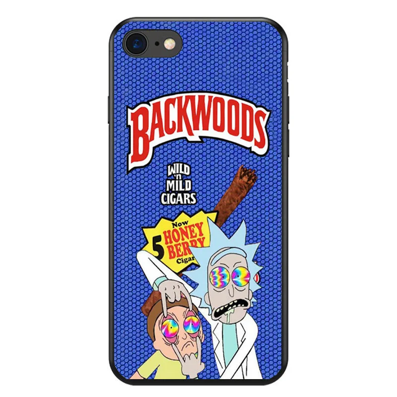 Рик и Морти backwoods Мягкий силиконовый чехол для телефона для iPhone 8 7 6 6S Plus X XS MAX XR 10 5S SE samsung S7 S8 Крышка для Edge Plus - Цвет: yingyingkell012