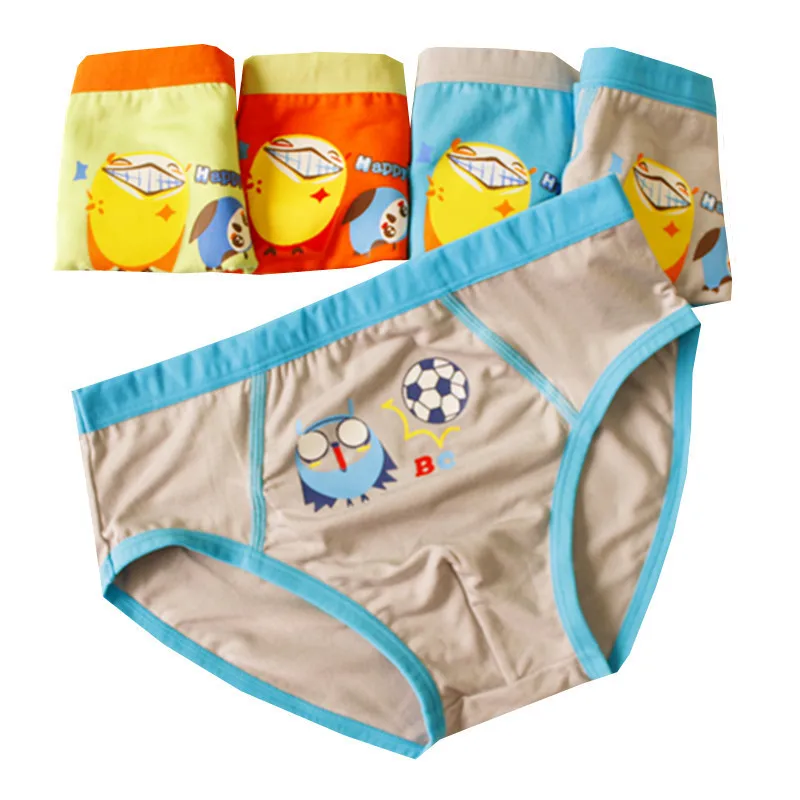 New Arrival Underwear Boy Briefs Child Cartoon Triangle Modal kids knickers Children Shorts 5pcs