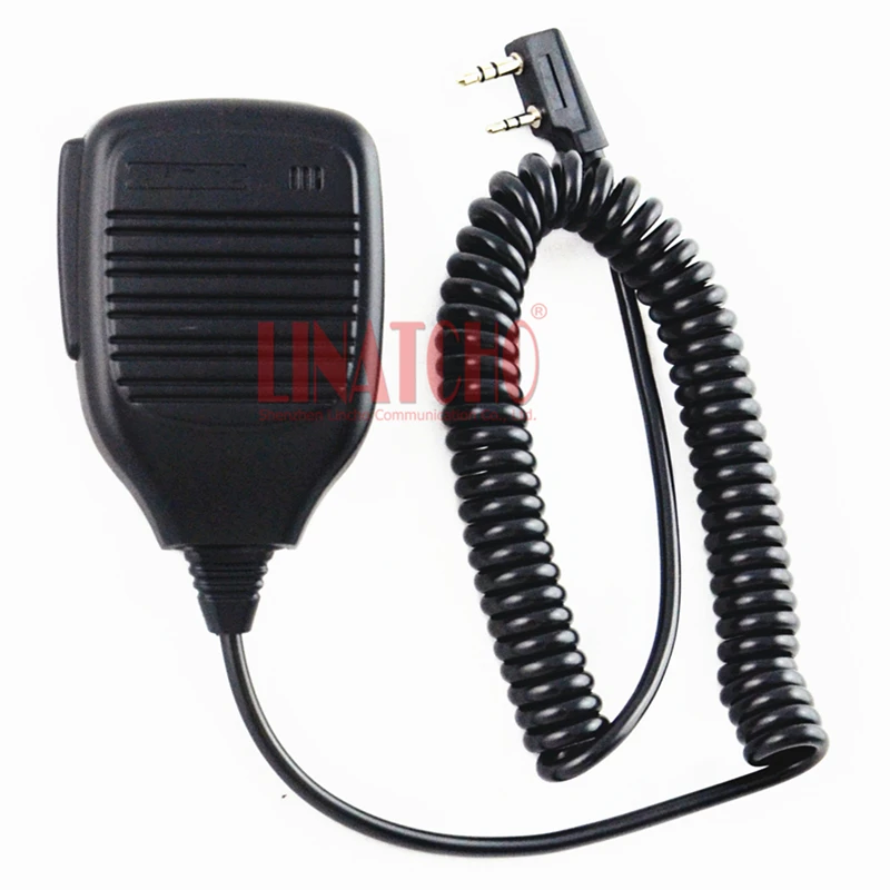 

2-pin KMC-21 handhled intercom speaker microphone for interphone walkie talkie