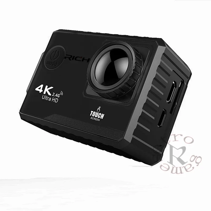 US $315.27 DHL F100B Action Camera 4K Ultra HD 24G Wifi Mini Camera 20 Touch Screen 1080P Cam Video Outdoor Helmet Camara