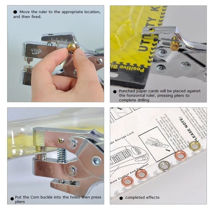 Двойная функция настройки ушко+ отверстие производитель крепежа пресс устройство для установки петли ткань оснастки ручной инструмент(подарок 100 шт. кнопки