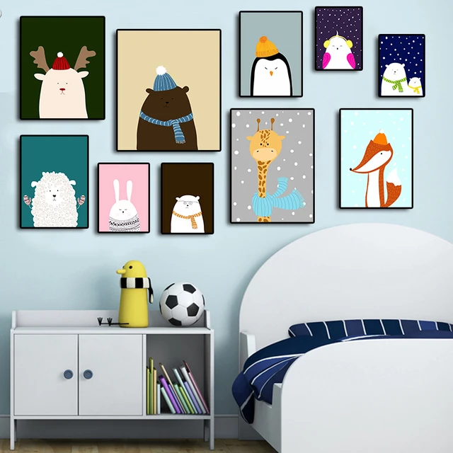children posters kawaii animal