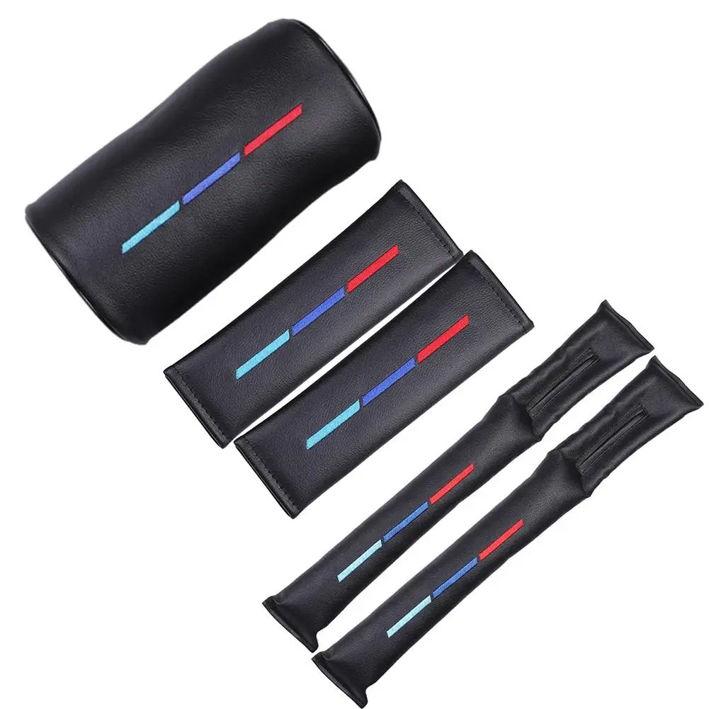 

Car Styling Seat Neck Pillow Protection PU Auto Headrest Support Rest Travelling Car Headrest For BMW Car Accessories For Girls