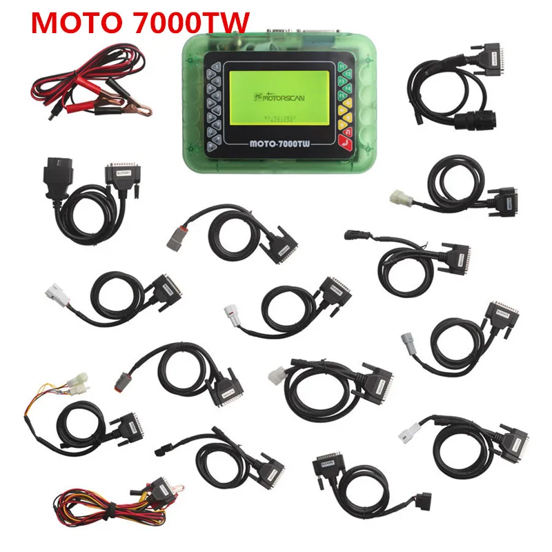 

2019 Professional Universal Motorcycle Scan Tool MOTO 7000TW Scanner Software Version V8.1 motorbike Diagnostic