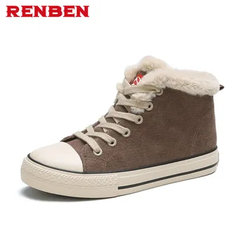 

Suede Warm Platform Snow Ankle Boots Women Winter Boots Women Casual Shoes Round Toe Sneakers Female Botas Mujer