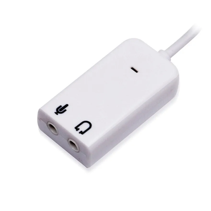 Внешняя звуковая карта Quevinal USB 7 1 виртуальный канал с кабелем микрофоном