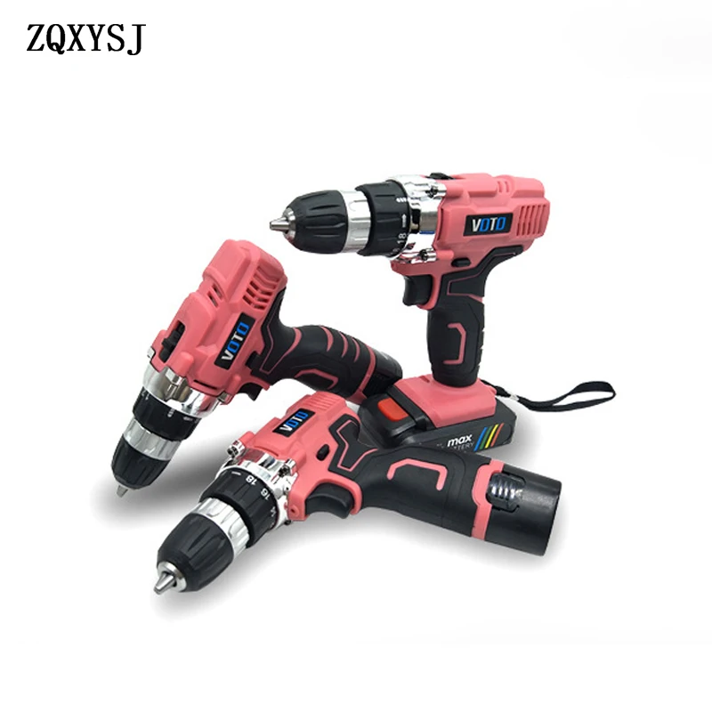 

VOTO rechargeable hand drill 21V two-speed micro-multi-function electric screwdriver batch small lithium drill