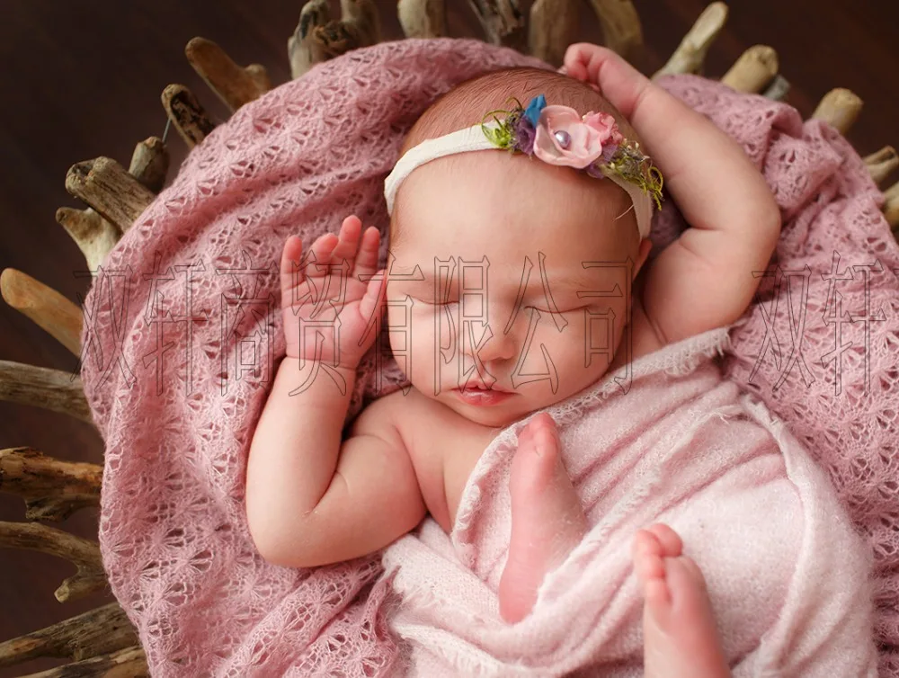 150*150 см трикотажное акриловое тонкое полотно для новорожденных фото реквизит фоновое одеяло корзина для новорожденных