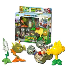 plants Vs Zombies Pvc Action Figure Set Collectible Mini Figure Model Toy Gifts Toys For Children High Quality Brinquedos No Box originalfake kaws dissected companion pvc action figure collectible model toy 21cm without box