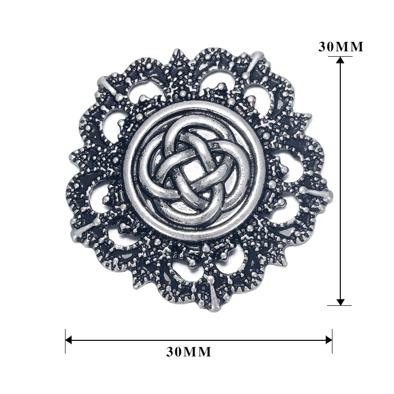 

1pc Celtics Knots Flower Charm Pendant for Handmade Gfit Crafts Bracelets Necklace DIY Wedding Decoration ZH-83