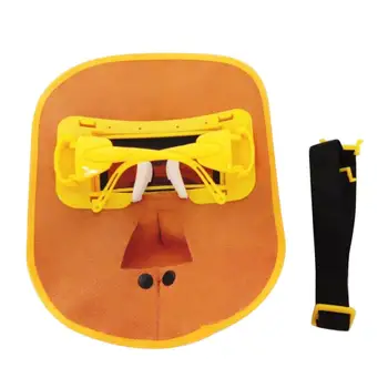 

Solar Energy Automatic Dimming Welding Mask Cowhide Argon Arc Welding Mask Anti-splash Electric Welding Protective Mask