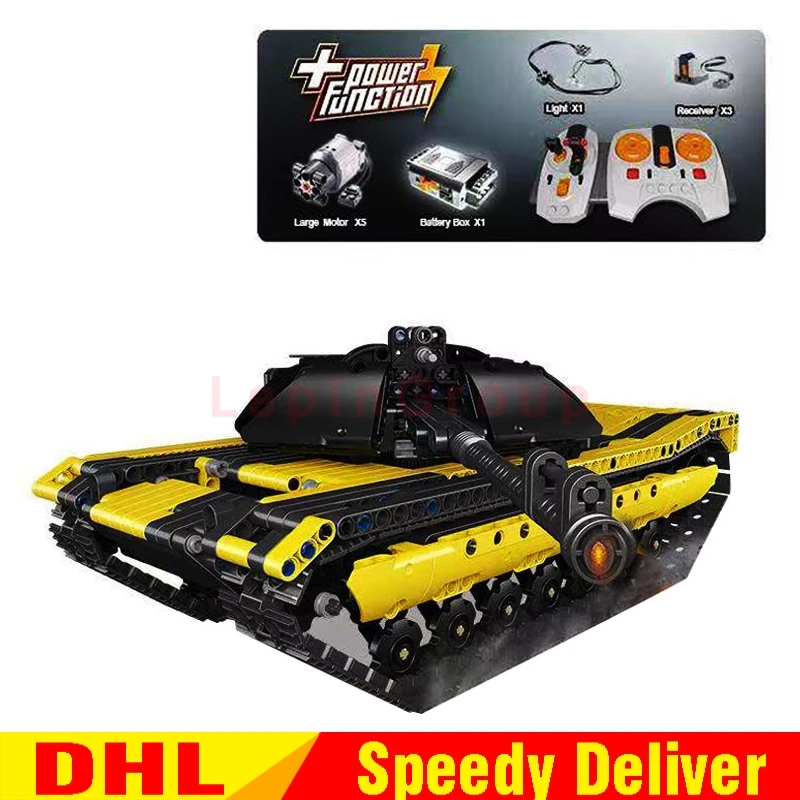 

Lepin 23005 Technic Series 1580Pcs The Remote Control Tank Set Building Blocks Bricks RC Tank Model Kid Toys Christmas Gift