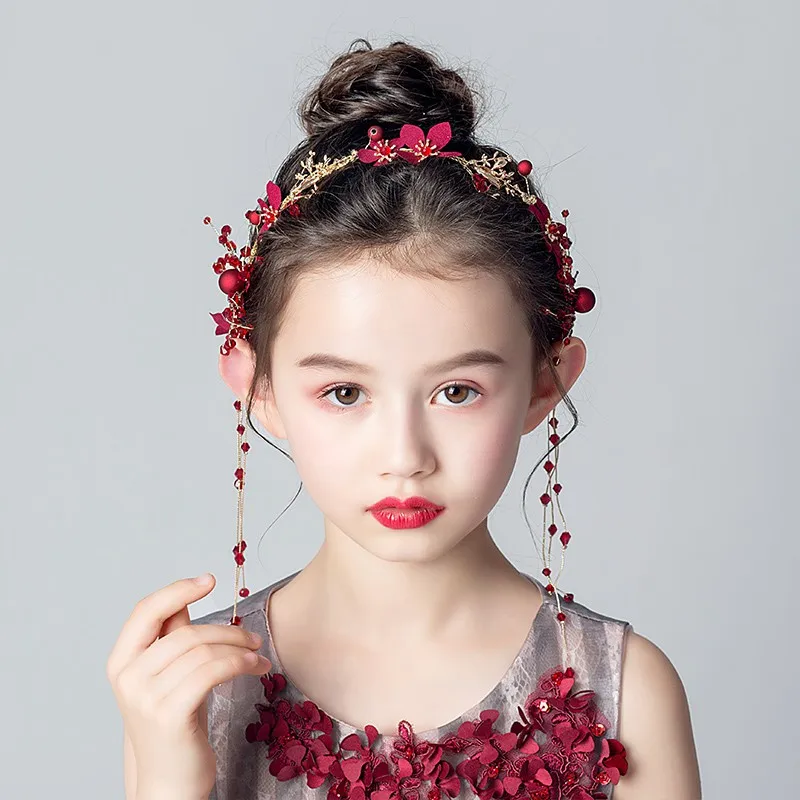 

Baby Cute Girls Flower Design Headband Headwear Apparel Photography Prop Party Gift