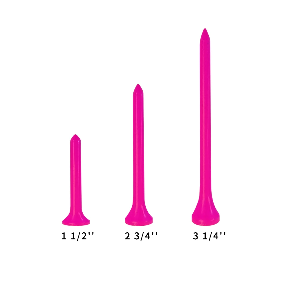 

200PCS Golf Plastic Tee Mixed Color 42/70/83MM Durable Golf Tees System Gift Set Golf Accessory for Beginner Trainner
