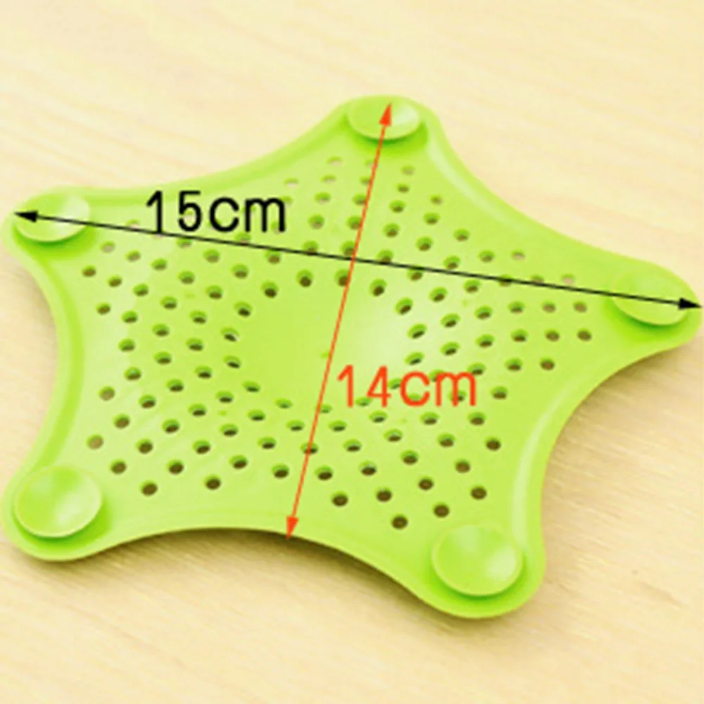 Accessories-Star-Outfall-Drain-Cover-Basin-Sink-Strainer-Filter-Shower-Hair-Catcher