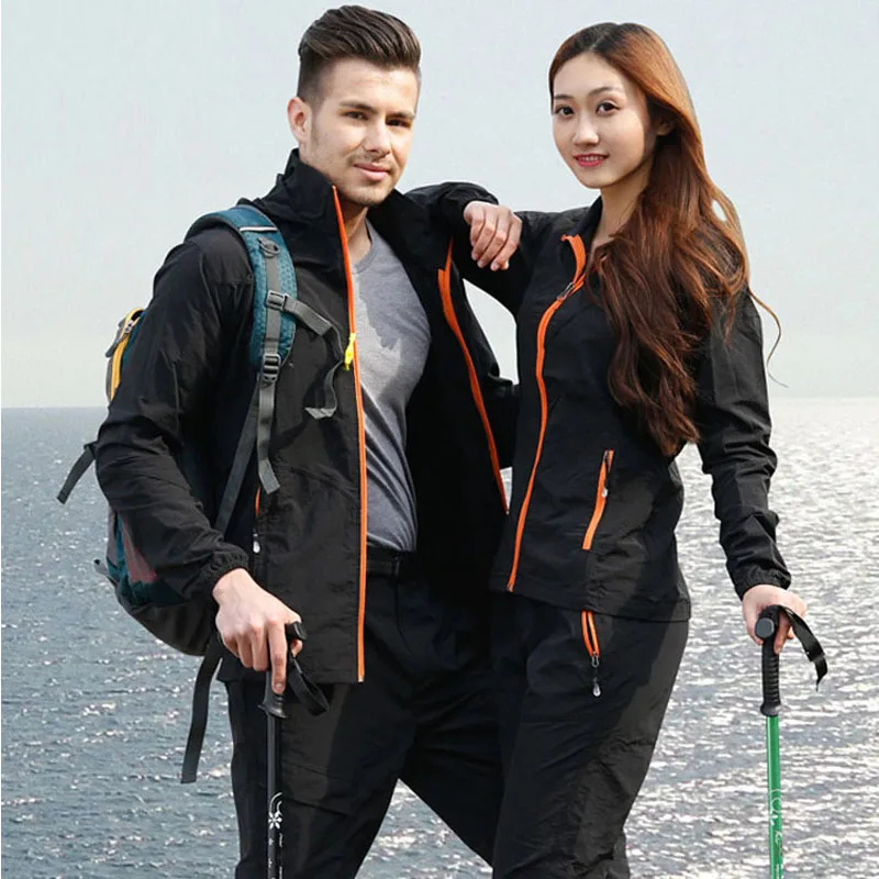 Couple Summer Fishing Clothing Ultralight Quick Dry Sun Protection Men Women Fishing Suit Breathabl