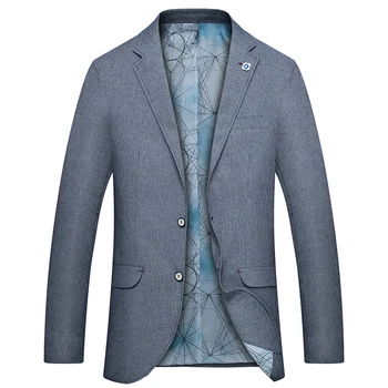 

Autumn Spring Fashion Mens Suit Collar Grey Smart Casual Business Blazer Coat , 2018 Fall Big Size Blazers Coats For Men