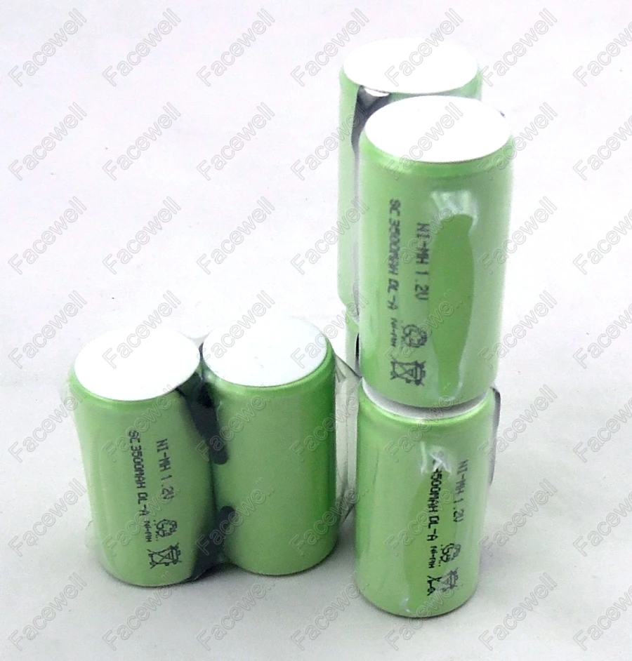 12 шт./лот sub c 1,2 v ni mh аккумуляторная батарея ni-mh bateria 1,2 v sc 3500 mah subc 1,2 v nimh камеры фонарик игрушки