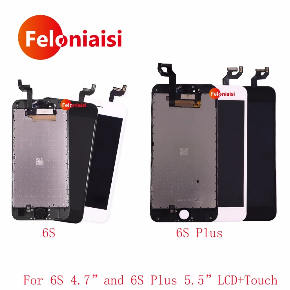 

High Quality For iPhone 6S 4.7" and 6S Plus 5.5" Full Lcd Display With Touch Screen Digitizer Sensor Assembly Complete+3D Touch