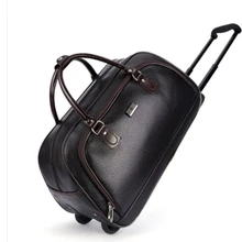 Полиуретановая сумка для багажа на колесиках, дорожная сумка на колесиках для мужчин, дорожная сумка на колесиках