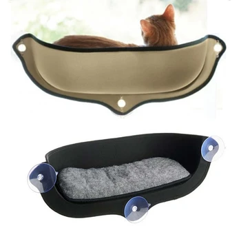 

Hot Sale Cat Hammock Bed Mount Window Pod Lounger Suction Cups Warm Bed For Pet Cat Rest House Soft And Comfortable Ferret Cage