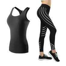 Женский спортивный костюм для спортзала, йоги, комплекты из 2 предметов, женская спортивная одежда, комплект для йоги, фитнеса, йоги, спортивный костюм, комплект спортивной одежды для фитнеса, йоги