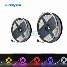 SMD светодиодный светильник 5050 5 м RGB светодиодный s лента DC 12 В 300 светодиодный s Водонепроницаемый светодиодный светильник для дома ТВ автомобиля Diy лампа