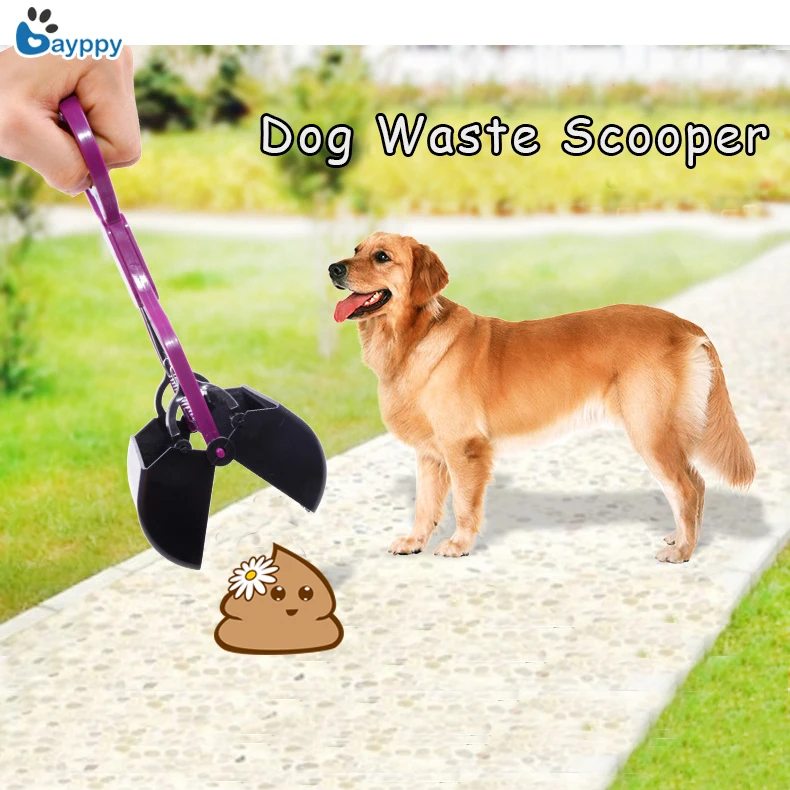 Pet Dog Cat Waste Pooper Scooper Poop Poo Scoop Shit Clean Cleaner